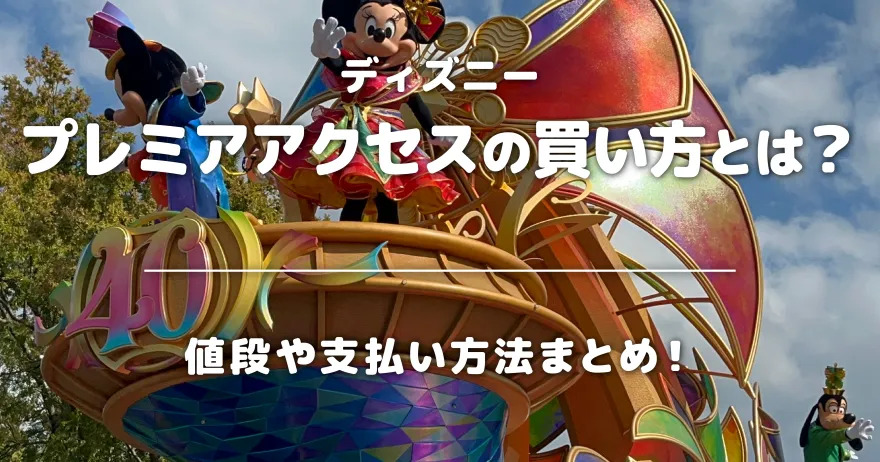 ディズニープレミアアクセスの買い方とは？値段や支払い方法まとめ！