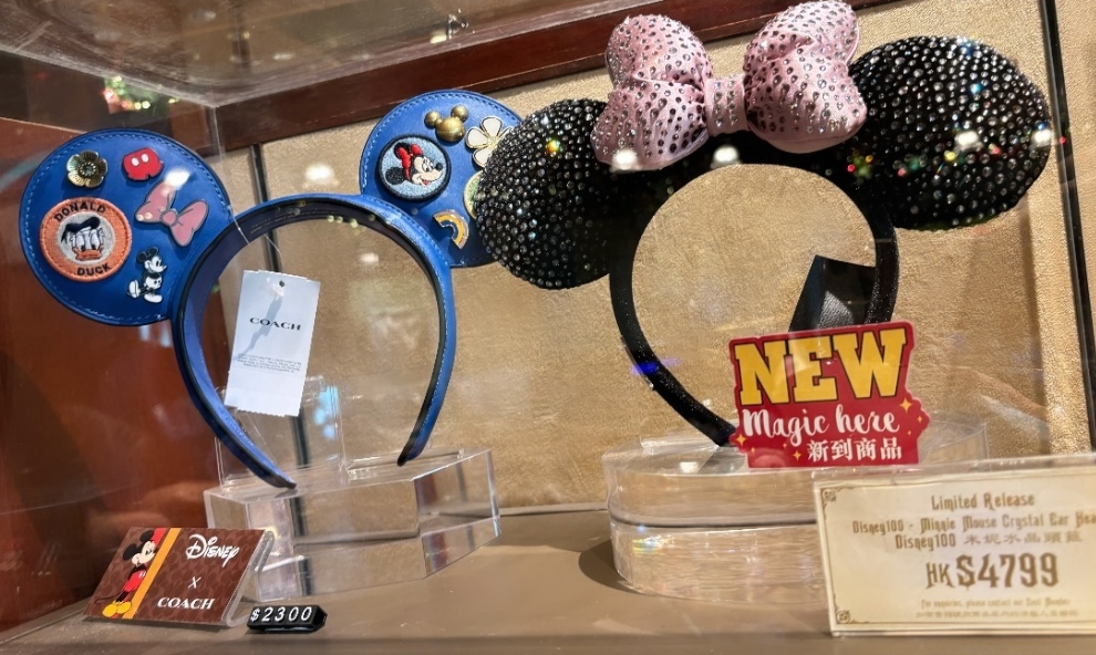 香港ディズニーランド限定　カチューシャ　ミッキーu0026ミニー　カスタマイズ 香港ディズニー限定カチューシャ 香港ディズニーミッキー＆ミニー